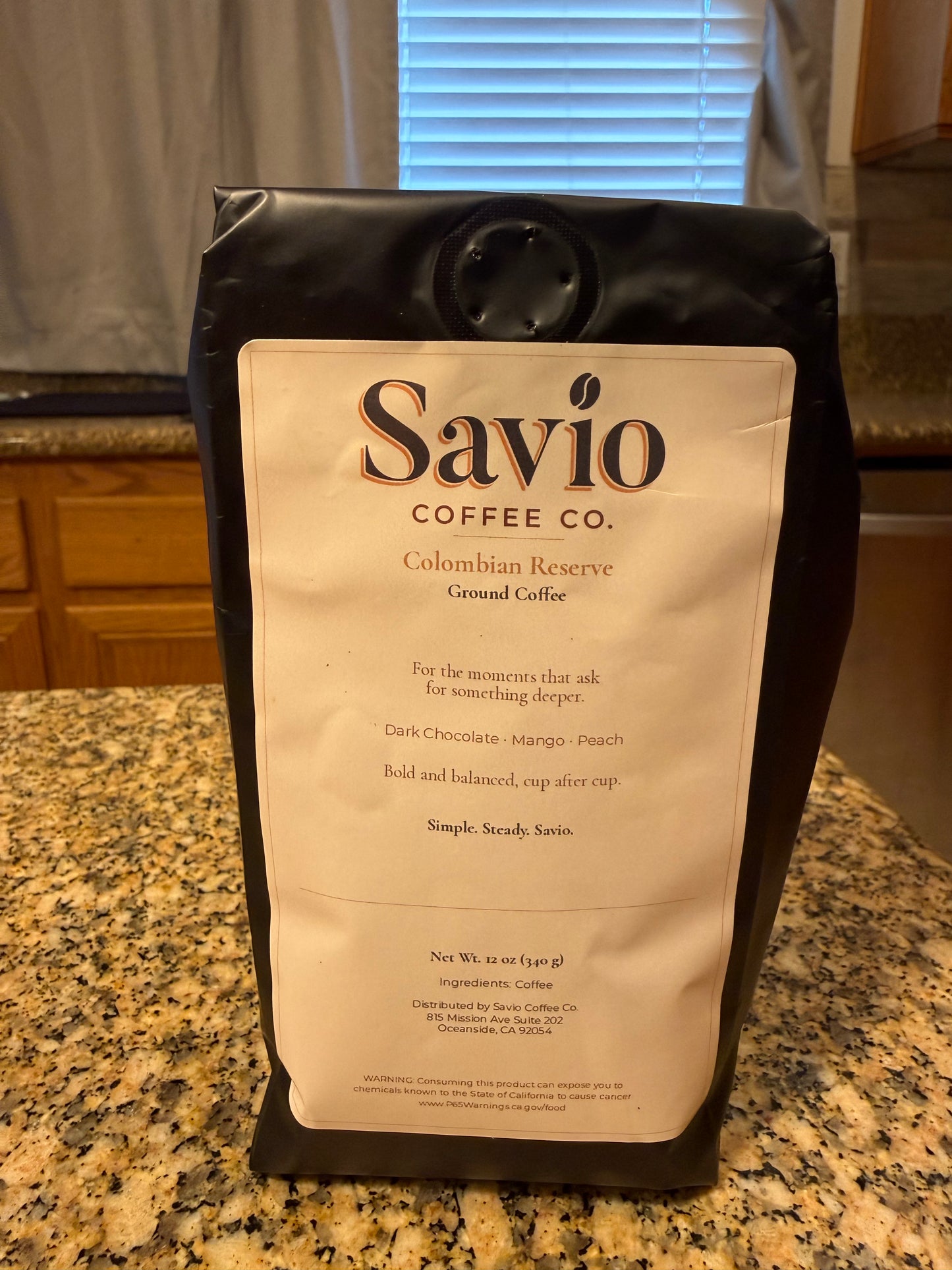 Savio Colombian Reserve — Single-Origin Coffee