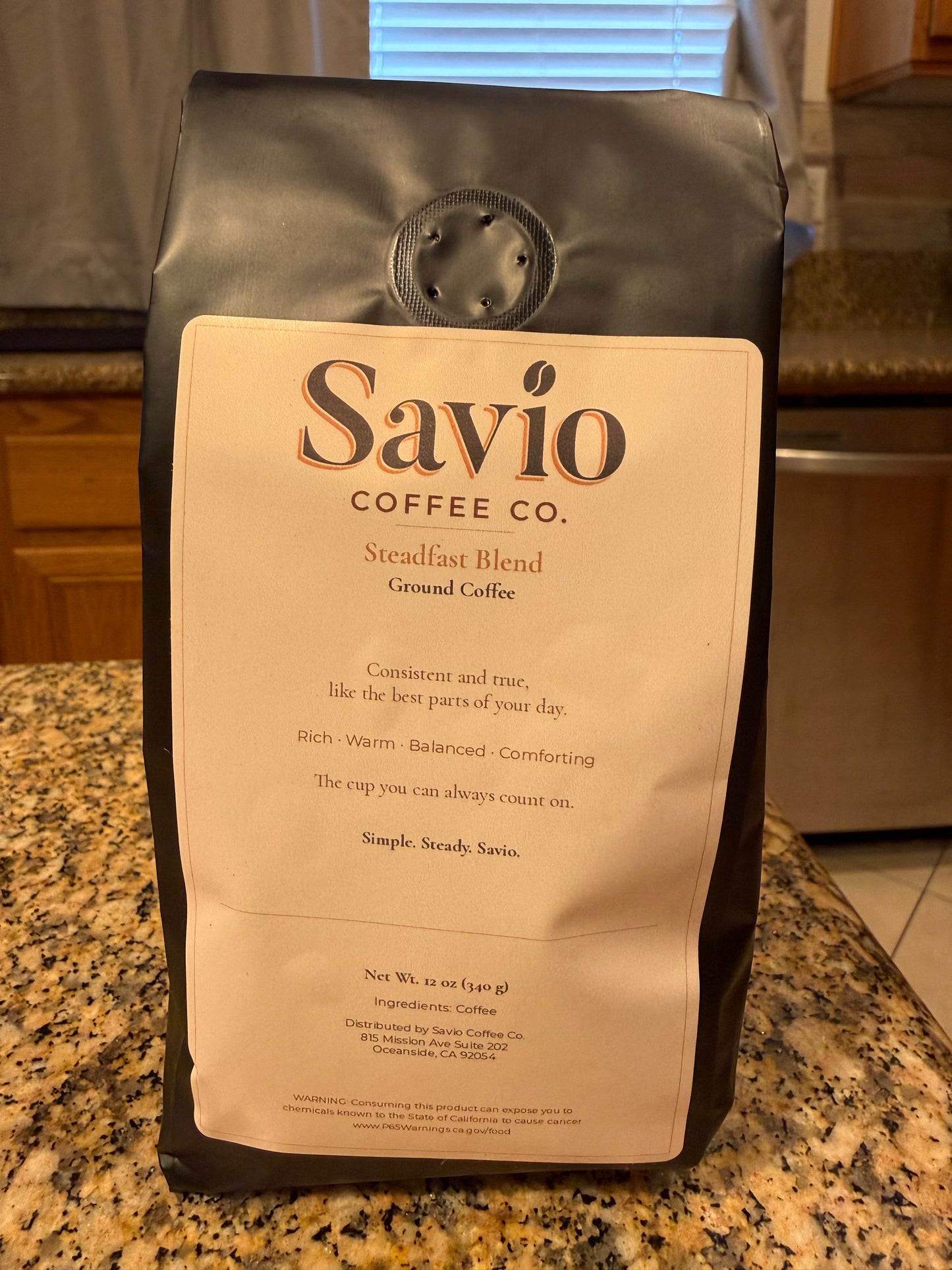 Savio Steadfast — Bold Roast Blend
