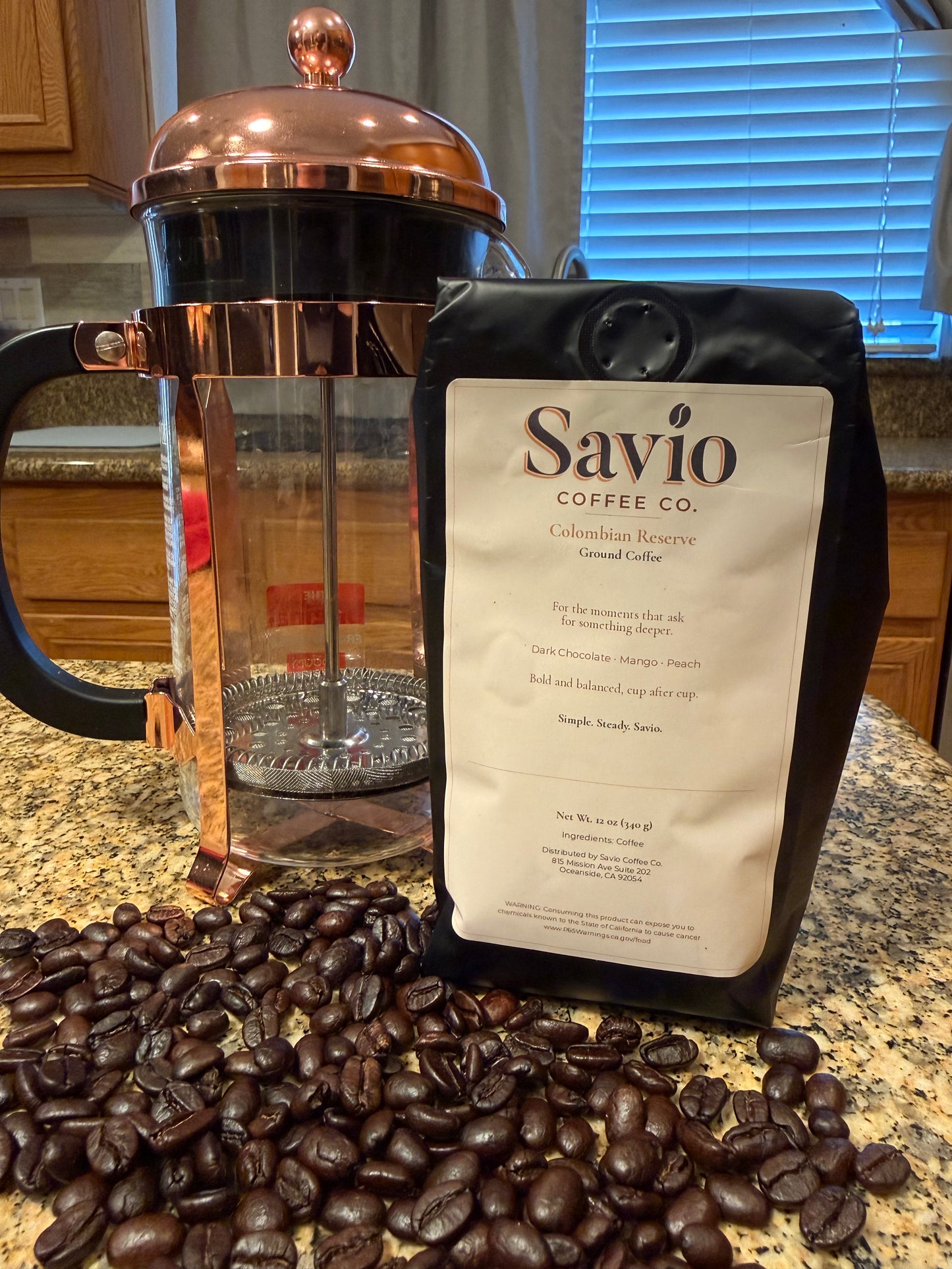 Savio Colombian Reserve — Single-Origin Coffee