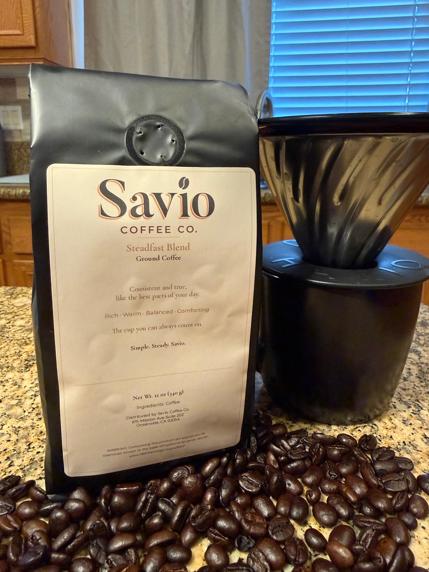 Savio Steadfast — Bold Roast Blend
