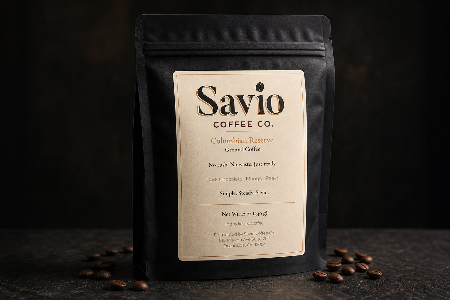 Savio Colombian Reserve — Single-Origin Coffee
