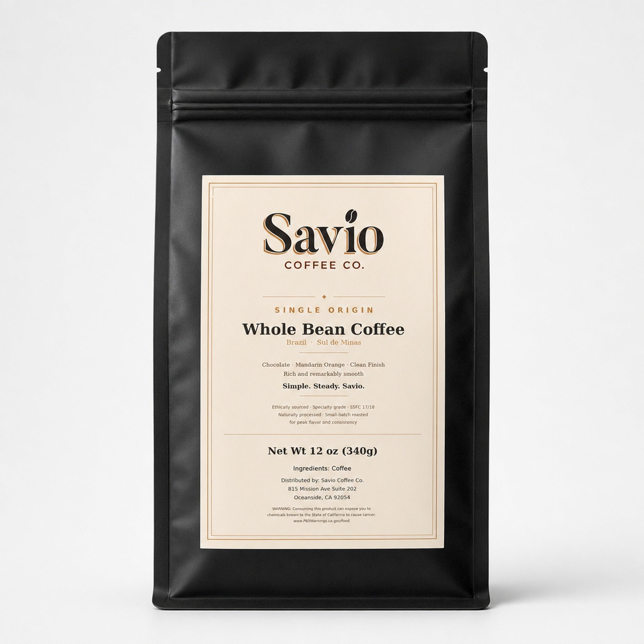 Savio Signature Blend — Premium Coffee | Savio Coffee Co.