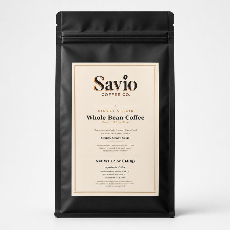 Savio Signature — Single-Origin Brazilian Coffee